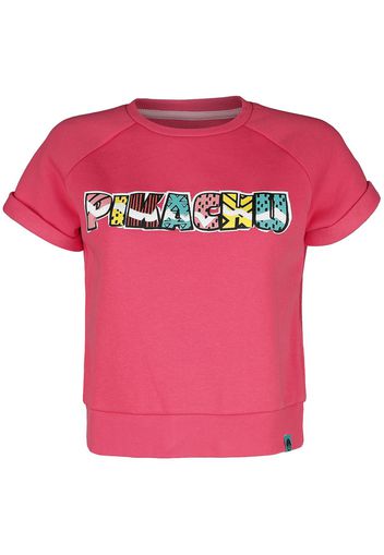 Pokémon - Pikachu - Retro Summer - T-Shirt - Donna - rosa