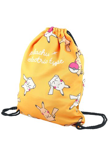 Pokémon - Pikachu - Electric Type - Borsa da palestra - Unisex - giallo