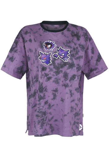 Pokémon - Ghost - T-Shirt - Uomo - nero viola