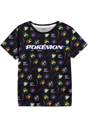 Pokémon - Kids - Distortion - T-Shirt - Unisex - nero