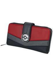 Pokémon - Pokeball - Portafoglio - Donna - nero rosso