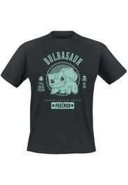 Pokémon - Bulbasaur - T-Shirt - Uomo - nero