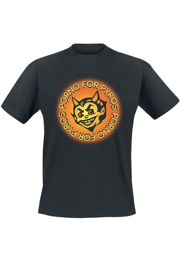 Porno For Pyros - Logo - T-Shirt - Uomo - nero