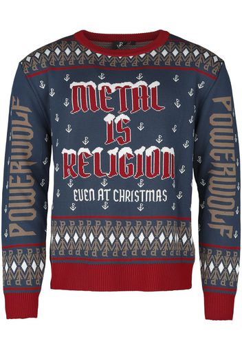 Powerwolf - Holiday Sweater 2022 - Christmas jumper - Uomo - multicolore