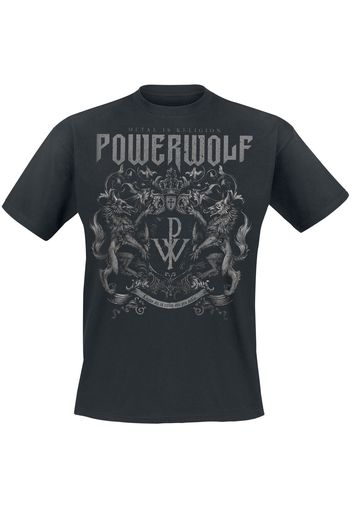 Powerwolf - Crest - Metal Is Religion - T-Shirt - Uomo - nero
