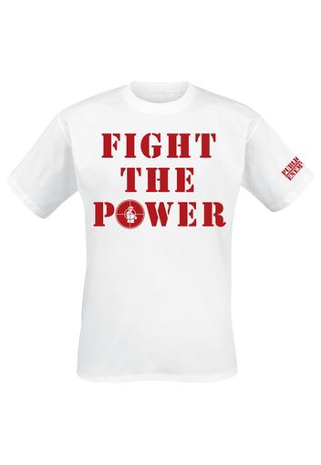 Public Enemy - Fight The Power - T-Shirt - Uomo - bianco