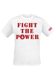 Public Enemy - Fight The Power - T-Shirt - Uomo - bianco