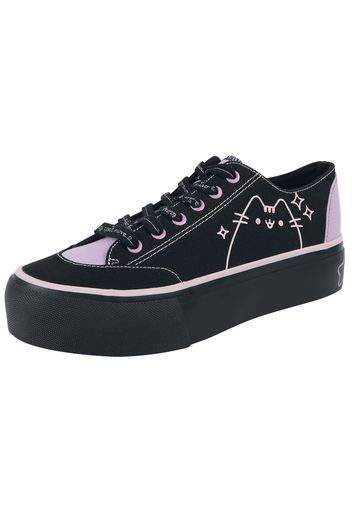 Pusheen - So Lazy Can't Move - Sneaker - Donna - nero viola