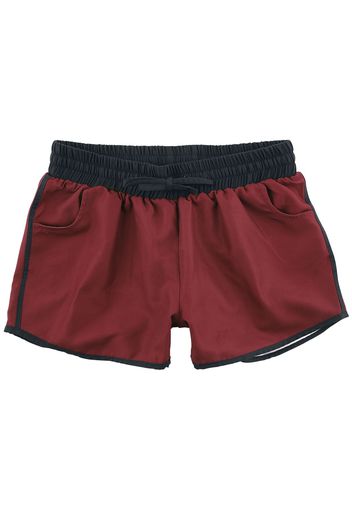 Pussy Deluxe - Red Lovers Boardshorts - Bermuda - Donna - rosso nero