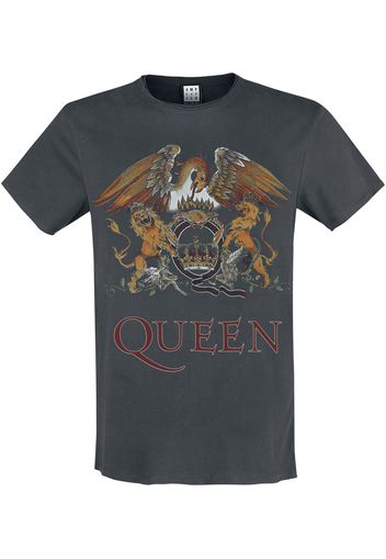 Queen - Amplified Collection - Royal Crest - T-Shirt - Uomo - carbone