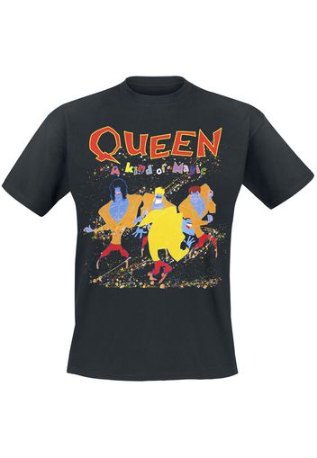 Queen - A Kind Of Magic - T-Shirt - Uomo - nero