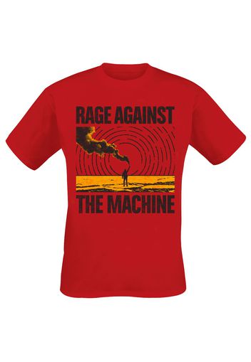 Rage Against The Machine - Smoke Signal - T-Shirt - Uomo - rosso