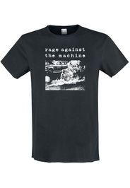 Rage Against The Machine - Amplified Collection - Monk Fire - T-Shirt - Uomo - nero