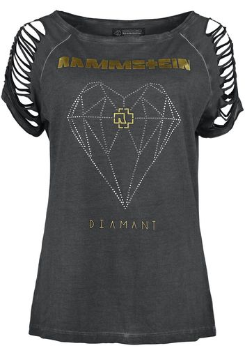 Rammstein - Diamant - T-Shirt - Donna - grigio scuro