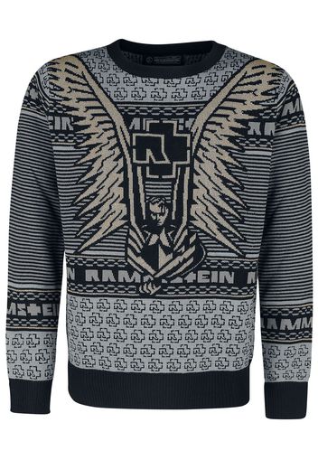 Rammstein - Holiday Sweater Gold - Christmas jumper - Uomo - nero oro