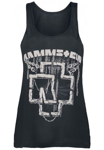 Rammstein - In Ketten - Top - Donna - nero