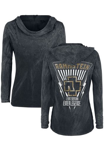 Rammstein - Legende - Maglia a maniche lunghe - Donna - grigio scuro