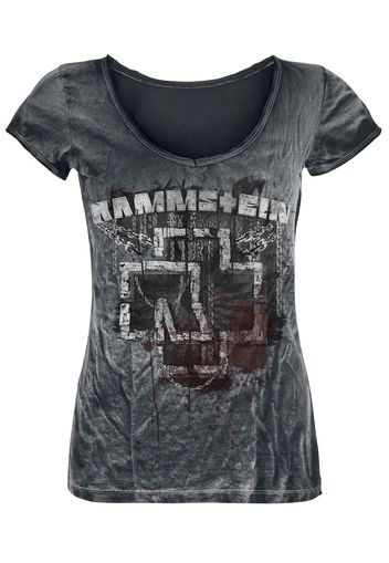 Rammstein - In Ketten - T-Shirt - Donna - grigio scuro