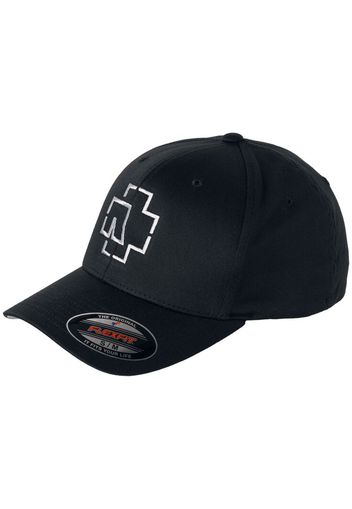 Rammstein - Logo - Flexfit Cap - Cappello - Unisex - nero