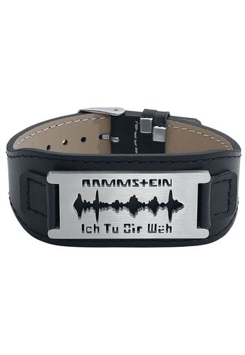 Rammstein - "Razor Blade "Ich Tu Dir Weh"" - Bracciale in pelle - Uomo - nero