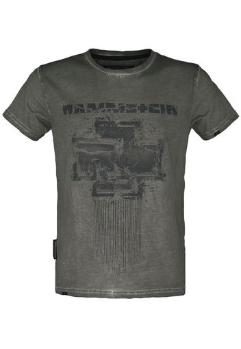 Rammstein - Broken Logo II - Maglia Sportiva - Uomo - verde oliva