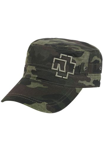 Rammstein - Outline Logo - Cappello - Unisex - mimetico