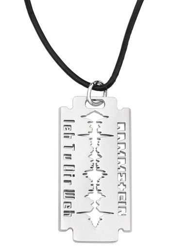 Rammstein - "Razor Blade "Ich Tu Dir Weh"" - Pendente - Unisex - colore argento