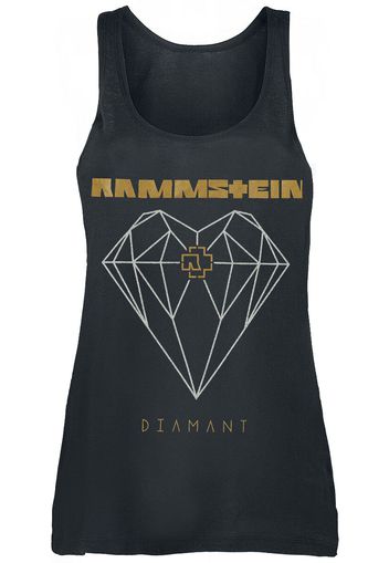 Rammstein - Diamant - Top - Donna - nero