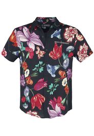 Rammstein - Blumen - Camicia Maniche Corte - Uomo - multicolore