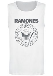 Ramones - Crest - Canotta - Uomo - bianco