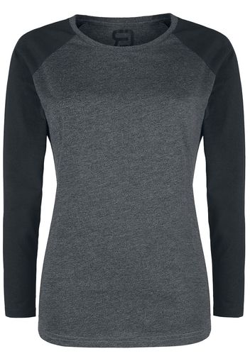 RED by EMP -  - Maglia a maniche lunghe - Donna - grigio nero