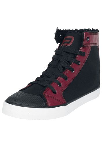 RED by EMP - Lined sneakers - Sneaker - Unisex - nero rosso