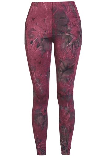 RED by EMP - Leggings with Batik Pattern - Leggings - Donna - nero rosso