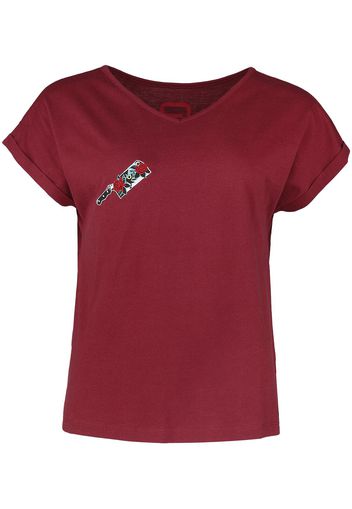 RED by EMP -  - T-Shirt - Donna - bordeaux