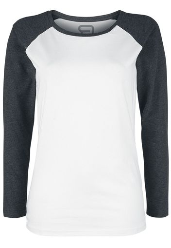 RED by EMP -  - Maglia a maniche lunghe - Donna - bianco grigio