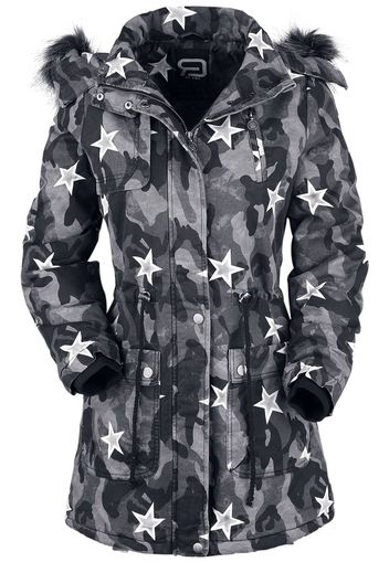 RED by EMP - Ladies Parka - Giacca invernale - Donna - camouflage grigio