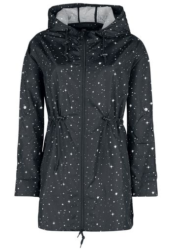 RED by EMP - Windbreaker mit Galaxy-Muster - Giacca a vento - Donna - nero