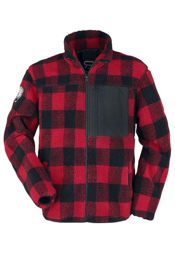 RED by EMP - Lumber jacket - Giacca di mezza stagione - Uomo - nero rosso