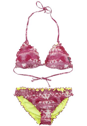 RED by EMP - RED X CHIEMSEE - weiß/roter Batik Bikini - Set bikini - Donna - bianco rosso