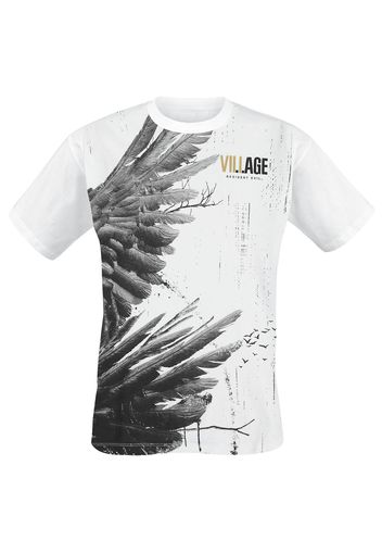 Resident Evil - Village - Wings - T-Shirt - Uomo - bianco