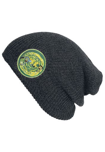 Rick And Morty - Portal - Beanie - Uomo - grigio scuro