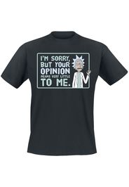 Rick And Morty - Your Opinion - T-Shirt - Uomo - nero