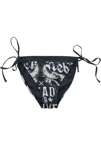 Rock Rebel by EMP - Mix And Match - Slip bikini - Donna - nero