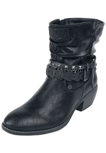 Rock Rebel by EMP - Boots with Chains and Buckles - Stivali - Donna - nero