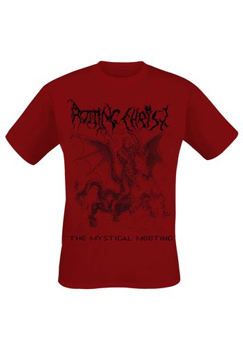 Rotting Christ - Mystical Meeting - T-Shirt - Uomo - rosso scuro