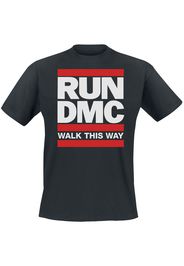 Run DMC - Walk This Way' - T-Shirt - Uomo - nero