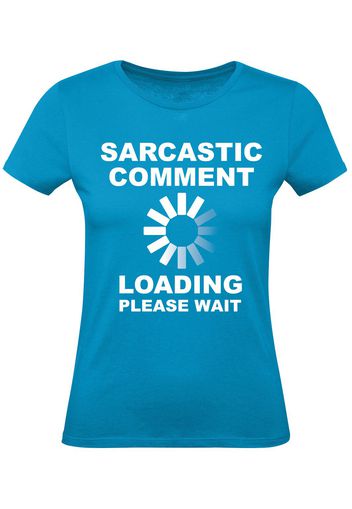 Sarcastic Comment -  - T-Shirt - Donna - azzurro