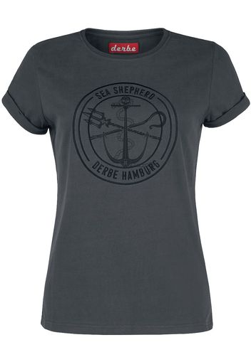 Sea Shepherd X Derbe Hamburg - JF_Barbe Mono - Trikot - Donna - nero