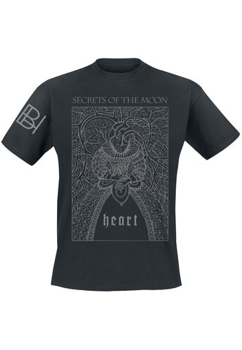 Secrets Of The Moon - Heart - T-Shirt - Uomo - nero