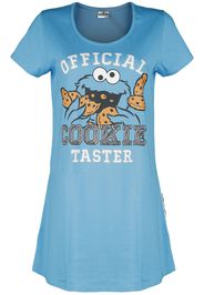 Sesame Street - Official Cookie Taster - Camicia da notte - Donna - blu